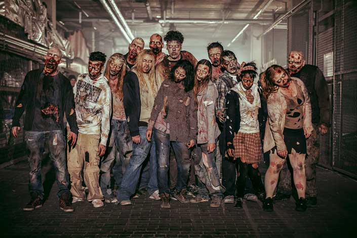 Zombie Crew at Horror Nights
